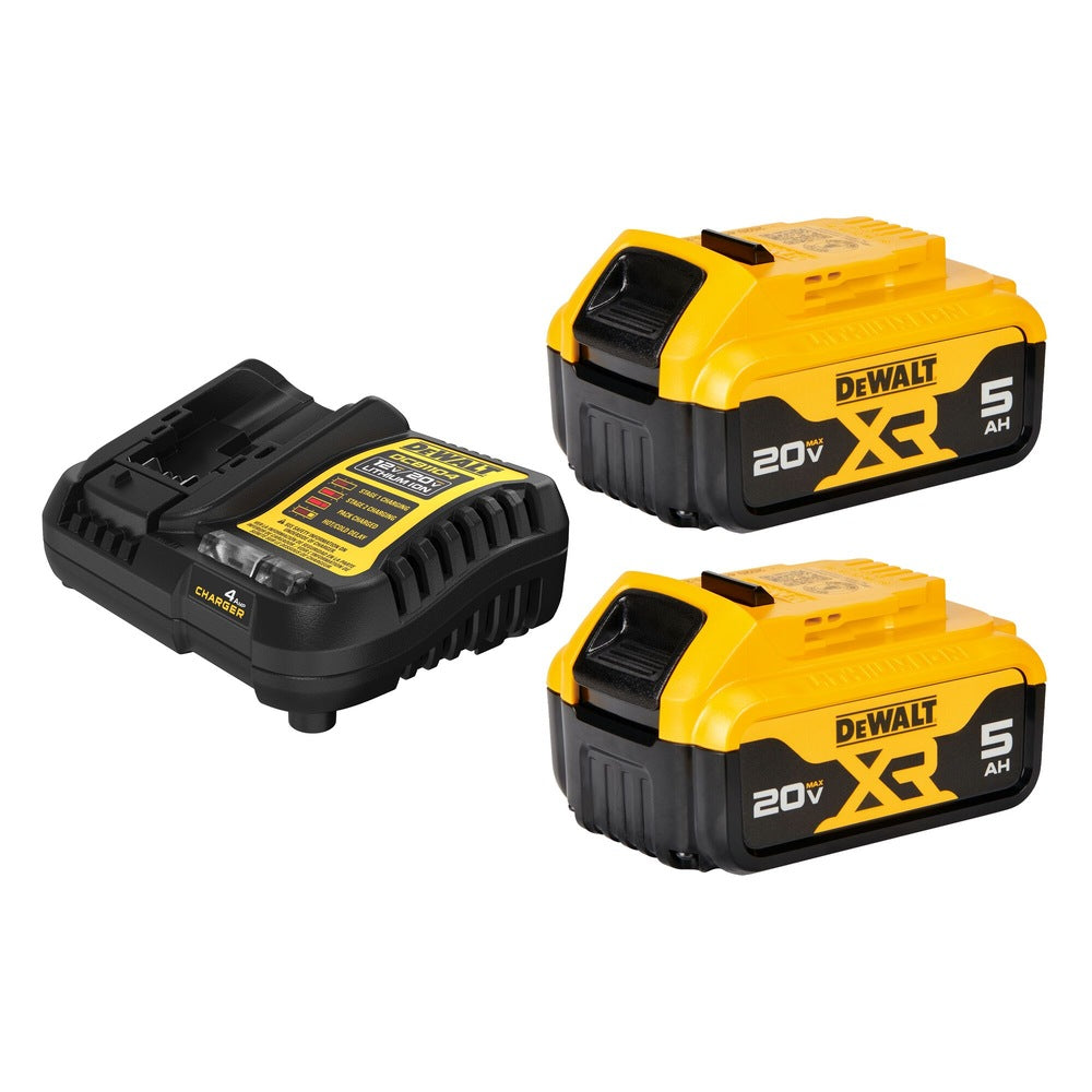 DeWalt DCB205-2C 20V MAX XR 5Ah Battery Starter Kit