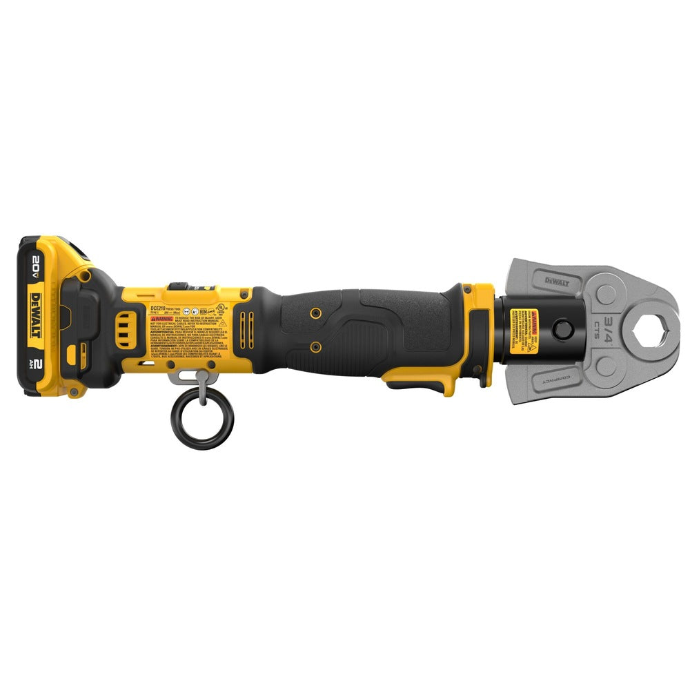 DeWalt DCE210D2K 20V 1/2" - 1-1/4" Compact Press Tool Kit