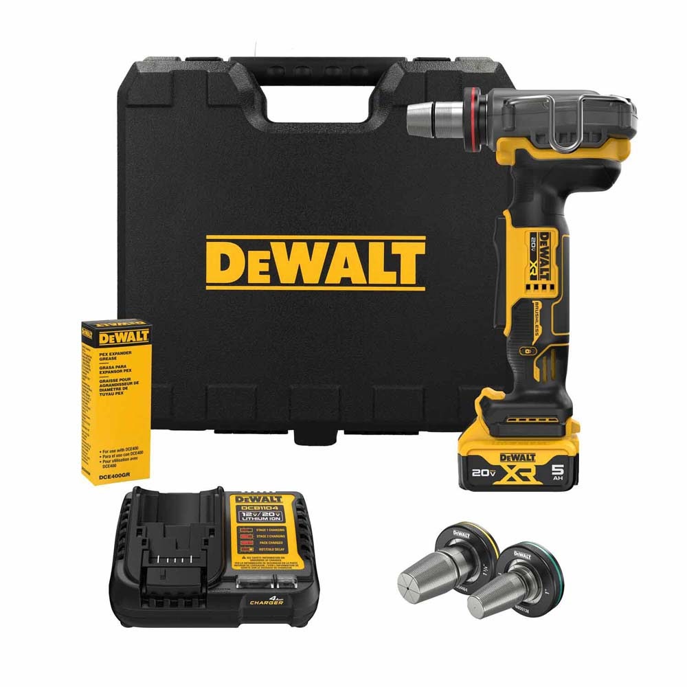 DeWalt DCE410P1 20V MAX* XR 1-1/2" PEX Expander Kit