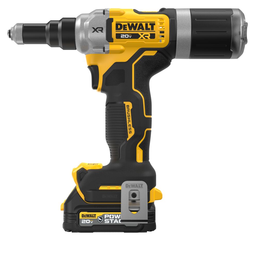 DeWalt DCF414GE2 20V MAX* XR Brushless Cordless 1/4" Rivet Tool Kit with POWERSTACK - 3