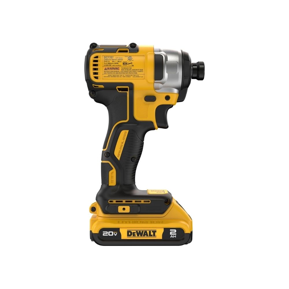 DeWalt DCF787D1 20V MAX Impact Driver, 1/4", Battery and Charger Included