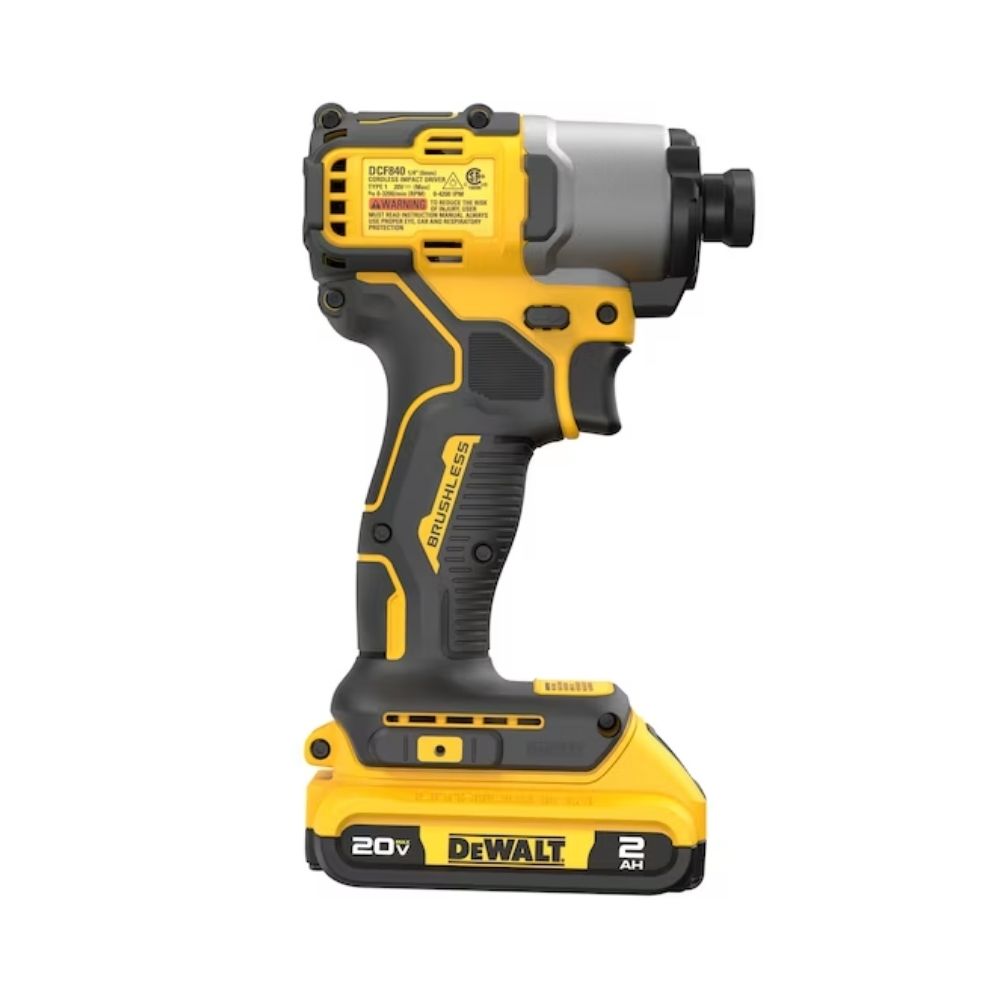 DeWalt DCF840D1 20V MAX* Brushless Cordless 1/4 in. Impact Driver Kit