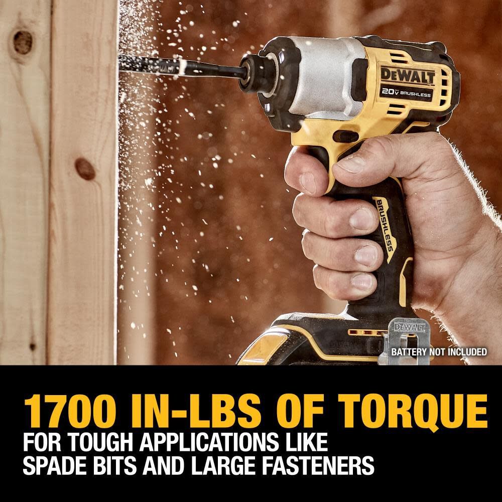 DeWalt DCF840E1 20V Impact Driver with PowerStack Battery