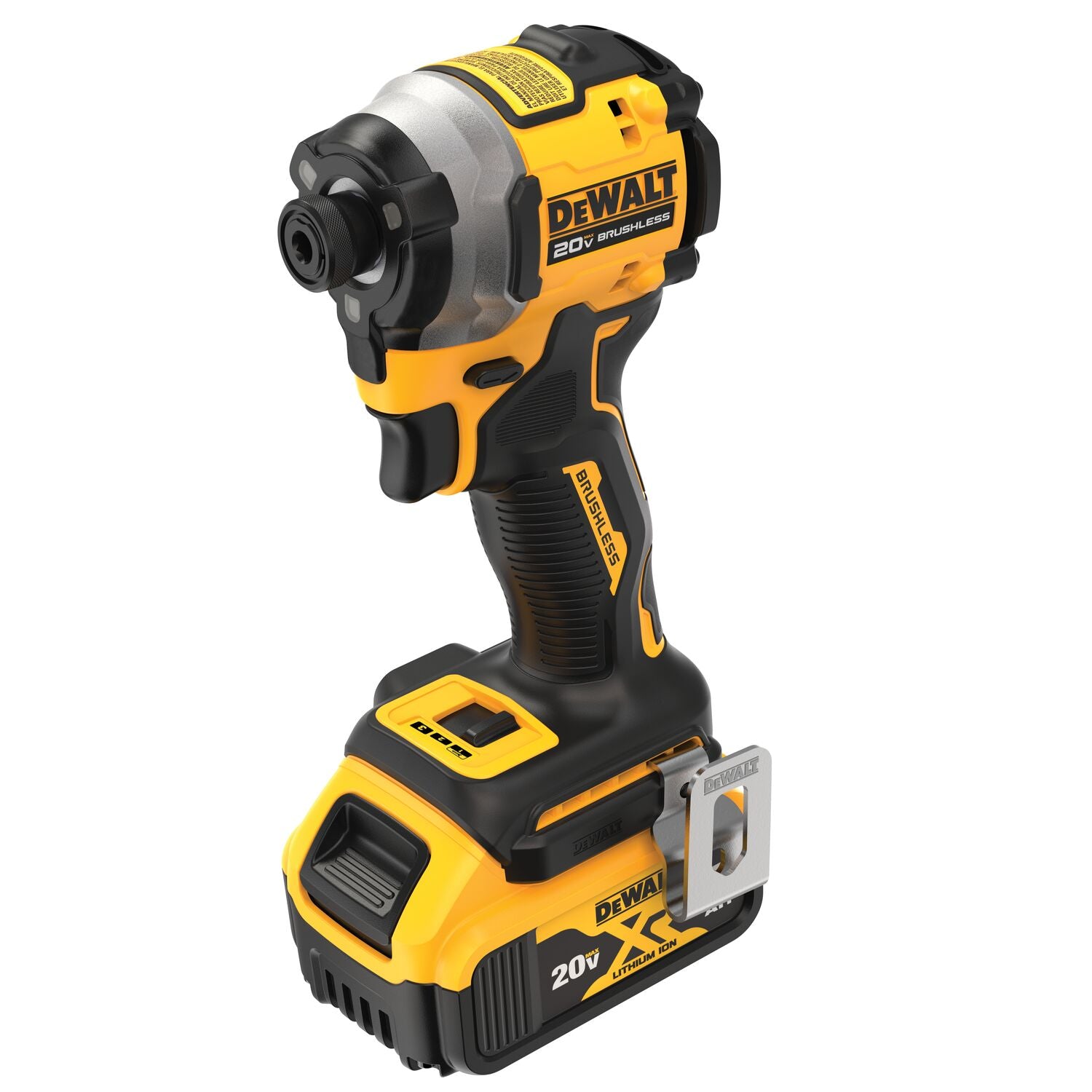 DeWalt DCF850P1 ATOMIC 20V MAX* 1/4 in. Brushless Cordless 3-Speed Impact Driver Kit (1 Battery) - 3