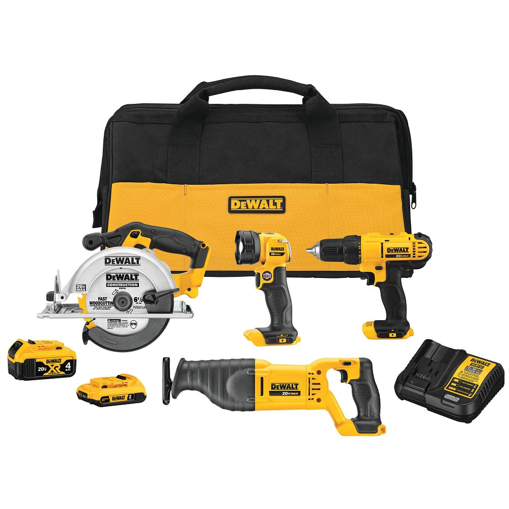 DeWalt DCK445D1M1 20V 4-tool Combo Kit