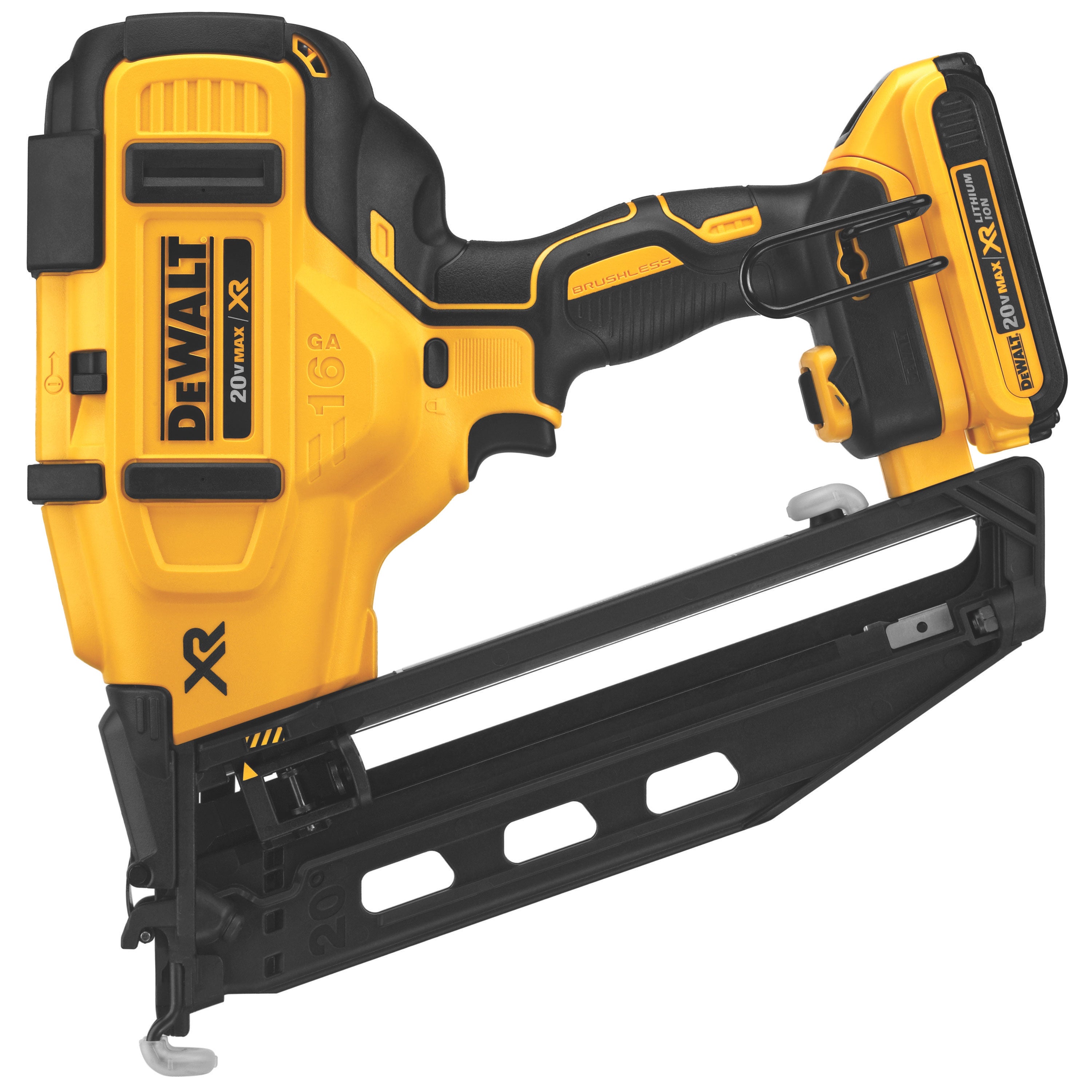 DeWalt DCN660D1 20V MAX 16Ga Angled Cordless Finish Nailer Kit